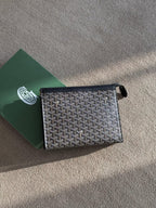Goyard Pattern Clutch – Grey - View 5