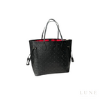 Louis Vuitton Neverfull Leather Bag – Black - View 2