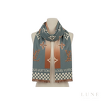 Louis Vuitton Monogram Bleu Canard Scarf