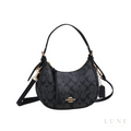 Coach Kleo Hobo Signature Canvas Cocoa Almond