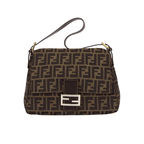 Fendi Zucca Mamma Baguette Shoulder Bag