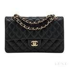 Chanel Classic Flap Bag Black Calfskin