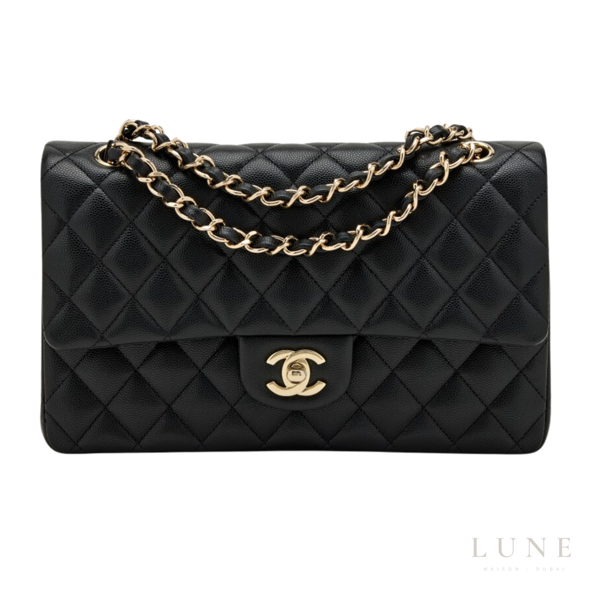 Chanel Classic Flap Bag Black Calfskin