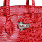 Hermès Birkin 25 Rose Extreme Lizard