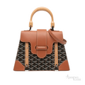 Goyard Bag | Saïgon Structuré Black Tan