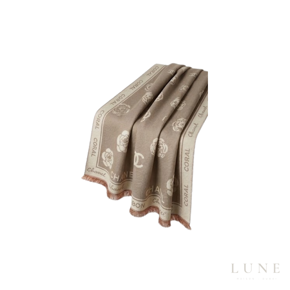 Chanel | Scarf CC Monogram Cream - View 2