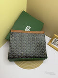 Goyard Pouch Conti Black Tan Brown Strip – product view