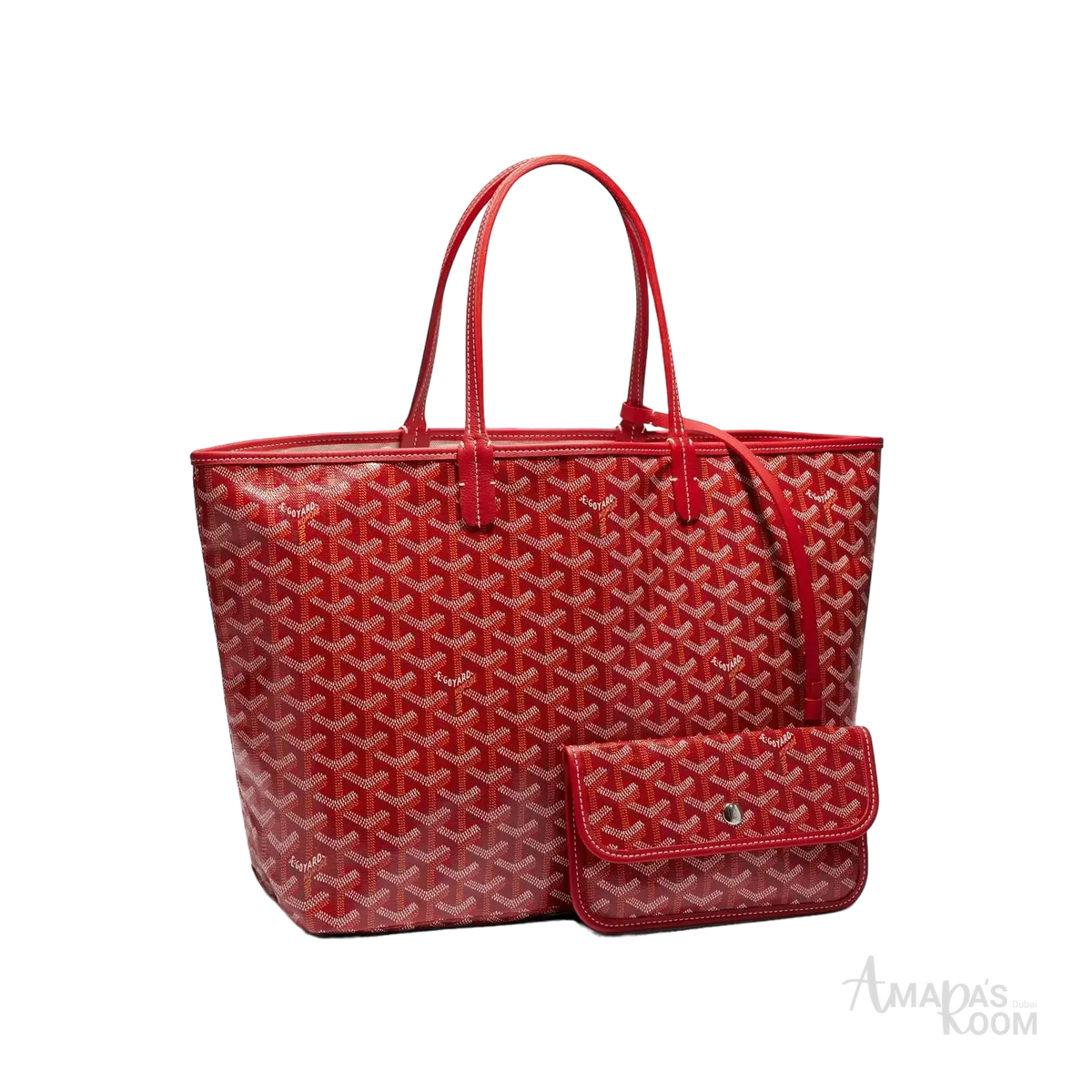 Goyard Saint Louis Tote Bag – Red - View 1