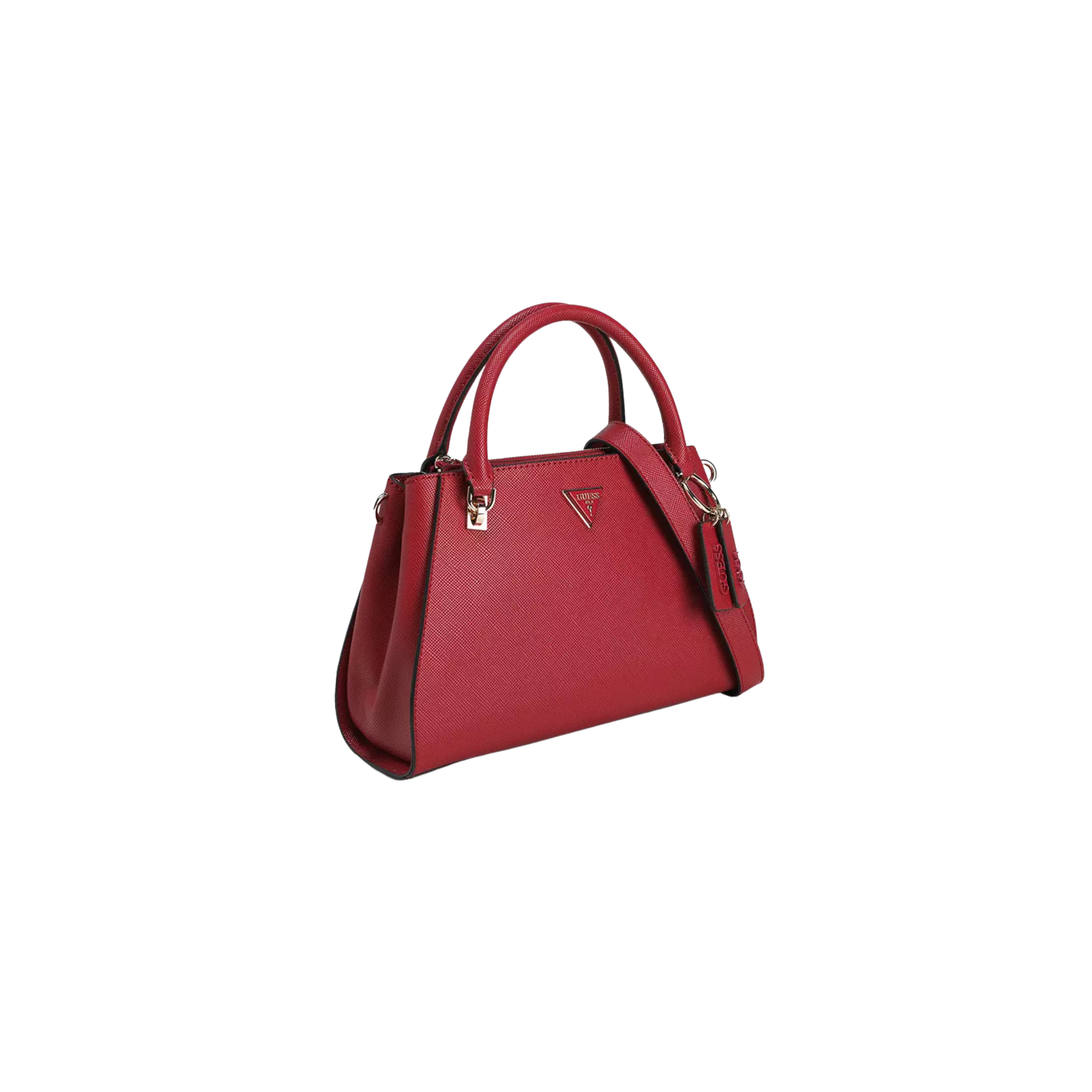 Guess Cordelia Handbag Saffiano Burgundy