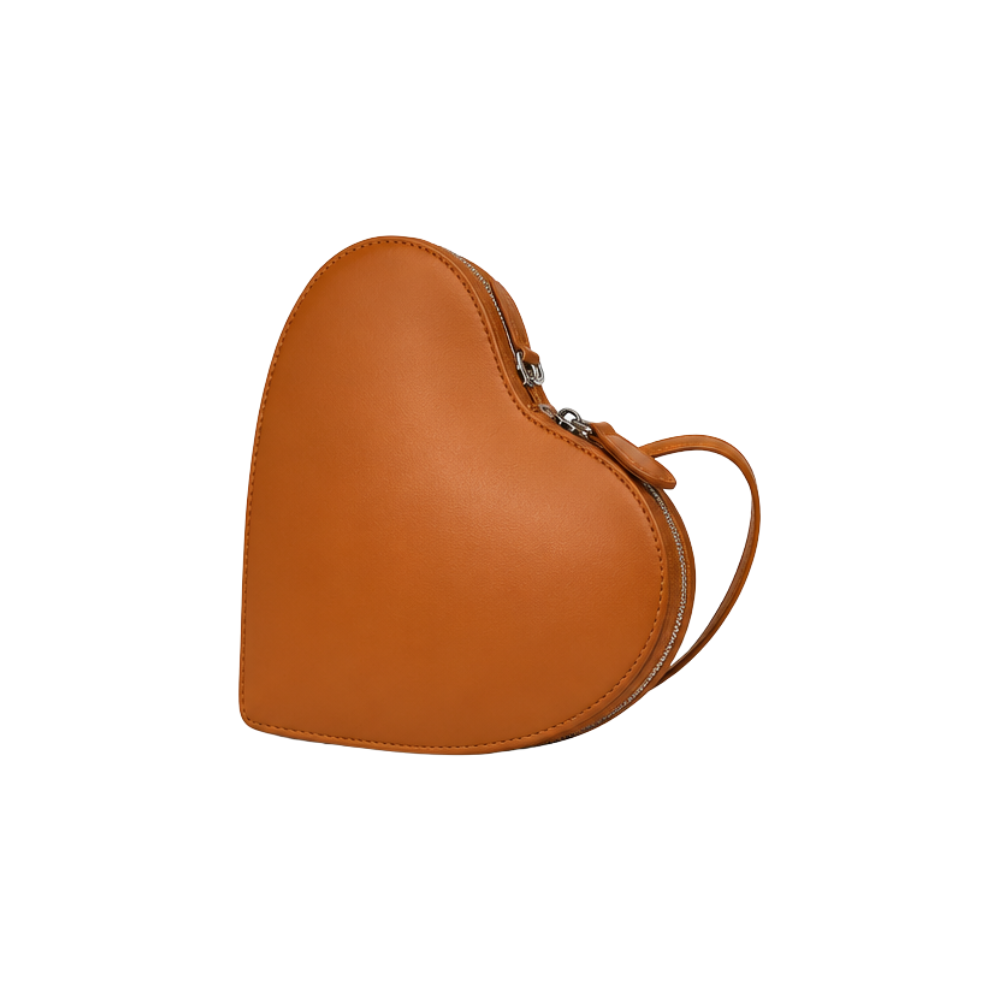 Alaïa Le Cœur Calfskin Bag – Brown
