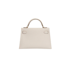 Hermès Kelly Mini White Hand Bag
