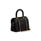Coach Black Quilted Nappa Leather Times Square
