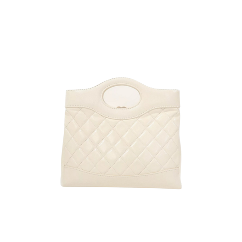 Chanel 31 White LambSkin Bag