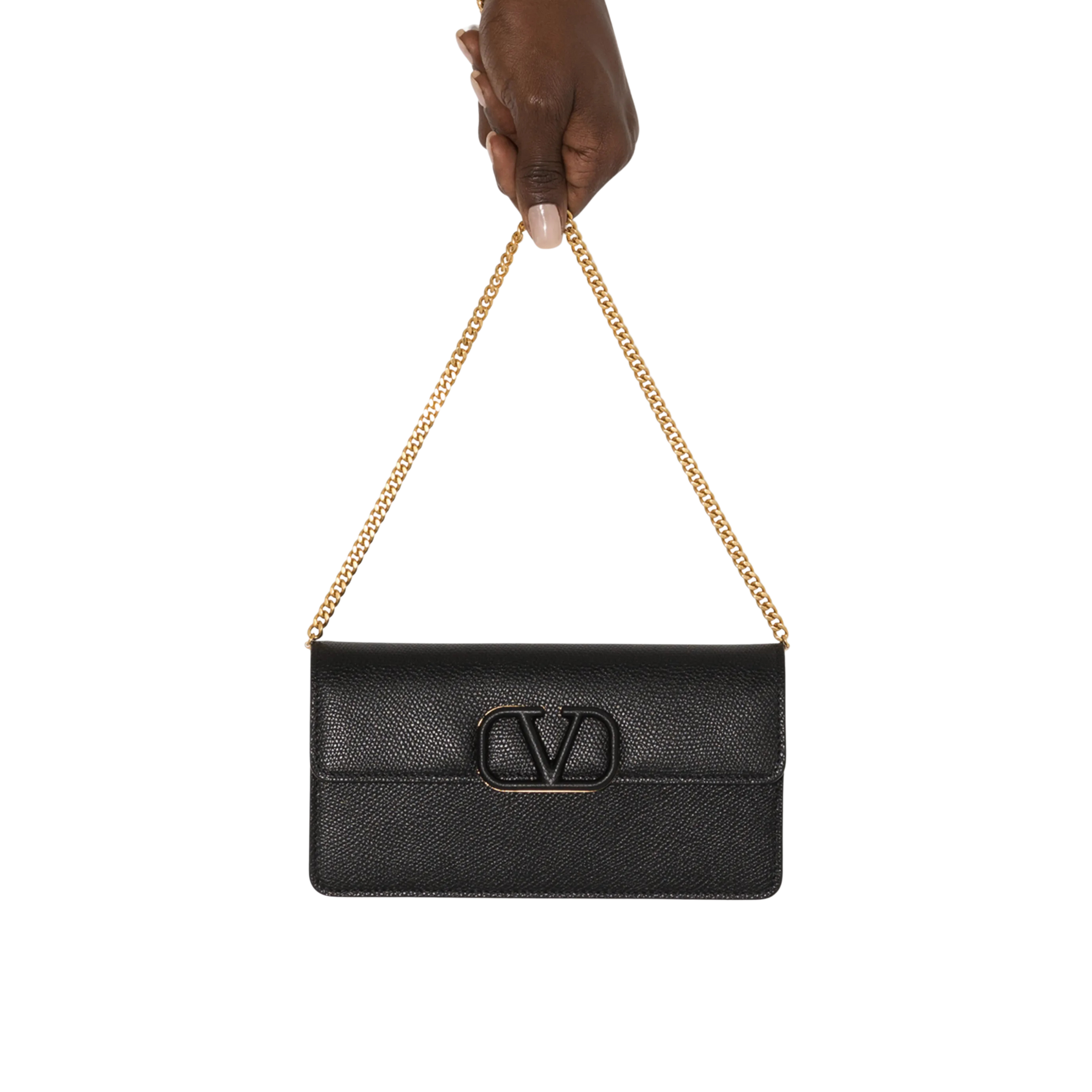 Valentino Garavani Vlogo Grained Leather Mini Bag