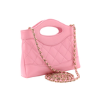 Chanel 31 Nano Pink Leather Bag