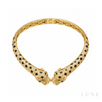Cartier Panthere De Cartier Emerald Onyx Yellow Gold Set