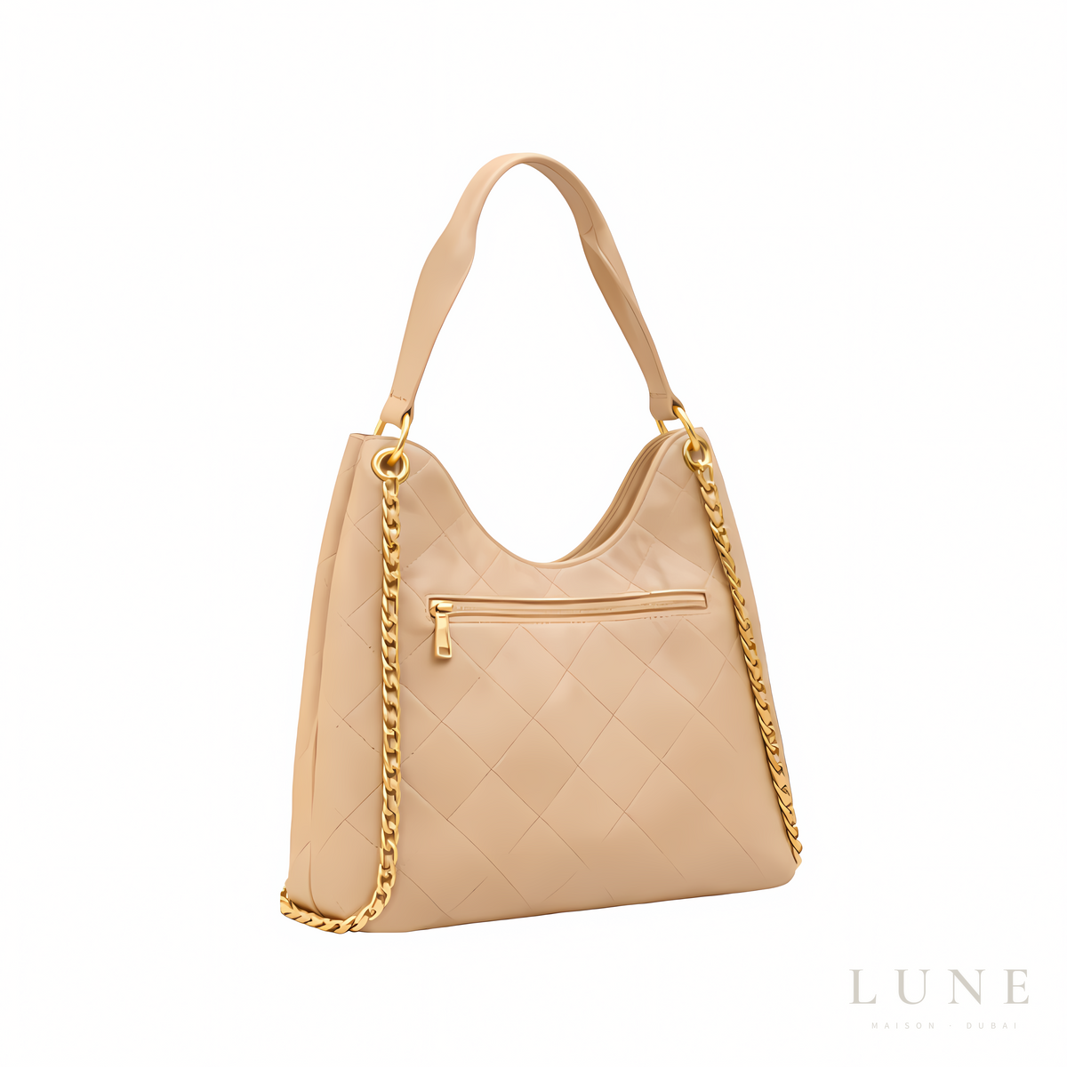 Chanel Hobo Handbag Calfskin Gold-Tone