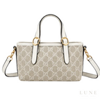 Gucci Bag | GG Emblem Mini Bag – Beige – White