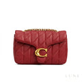 Coach Quilted Tabby Bag – Burgundy - View 1