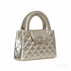 Chanel Kelly Silver Mirrored Calfskin