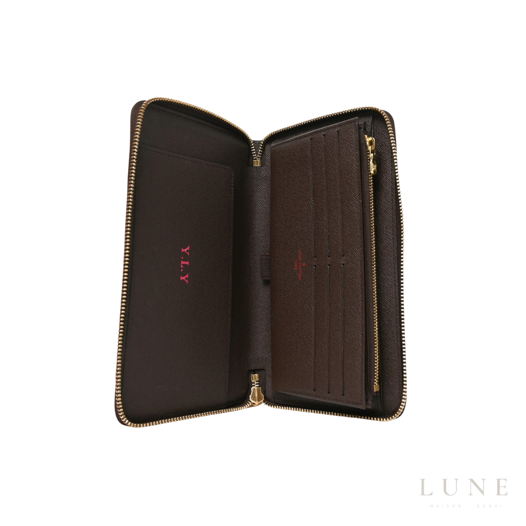 Louis Vuitton Zippy Wallet Damier Ebene Canvas – Brown - View 4