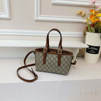 Gucci GG Emblem Mini Tote – Brown