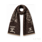 Chanel | Scarf Grid CC Dark Brown - View 3