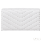Saint Laurent Cassandre Wallet on Chain – White