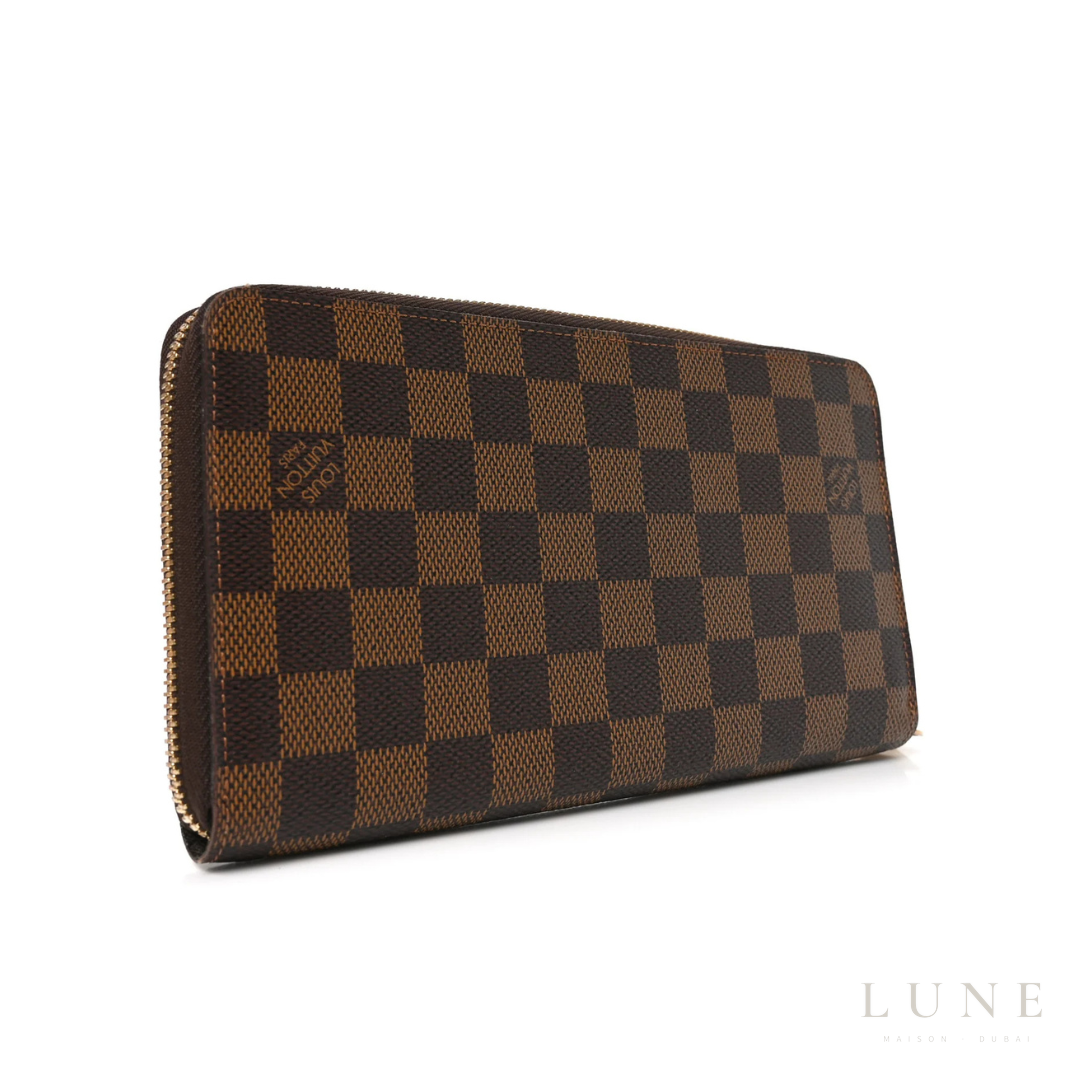 Louis Vuitton Zippy Wallet Damier Ebene Canvas – Brown - View 3