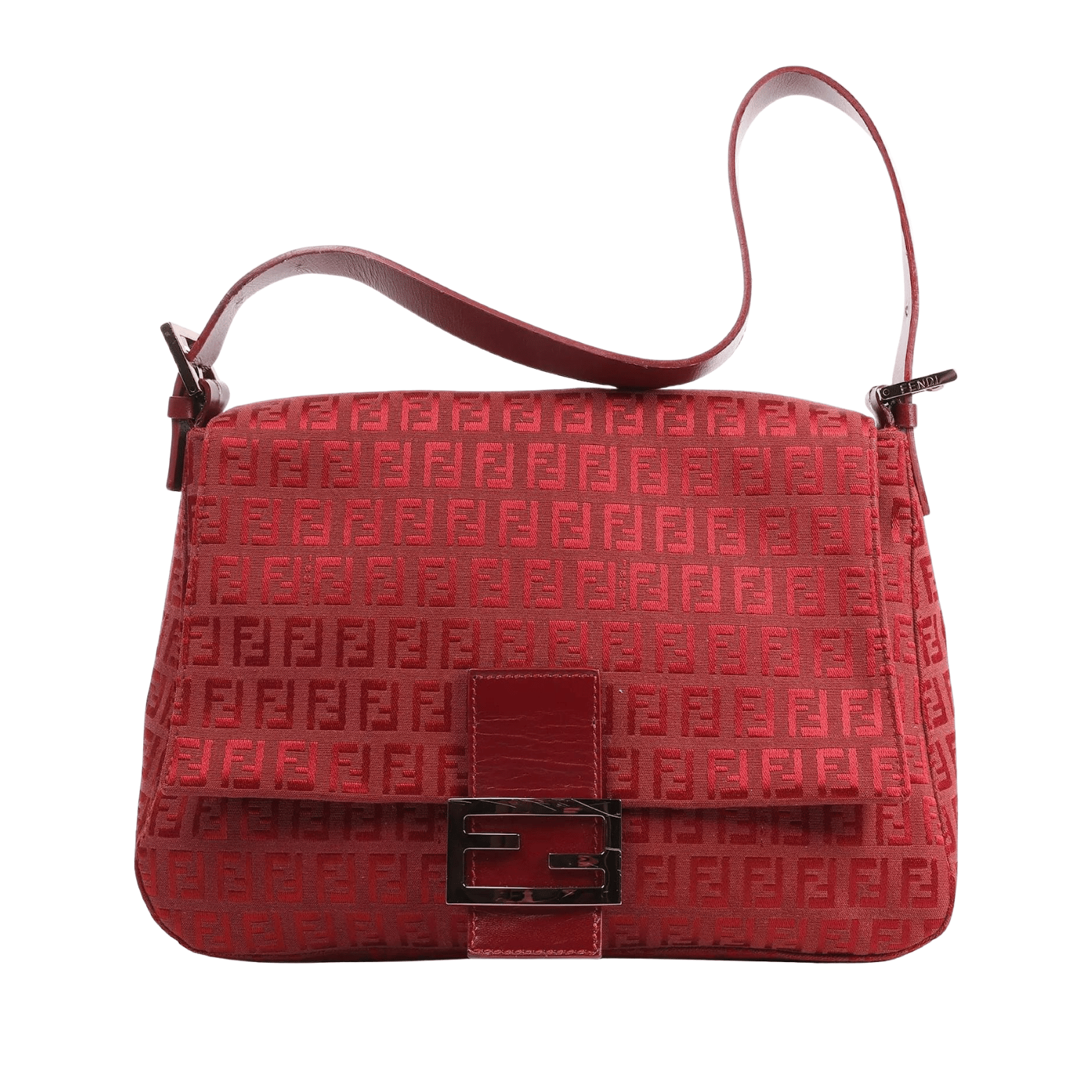 Fendi | Zucchino Jacquard Baguette Bag