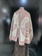 Chanel | Scarf CC Rue Dusty Pink - View 5
