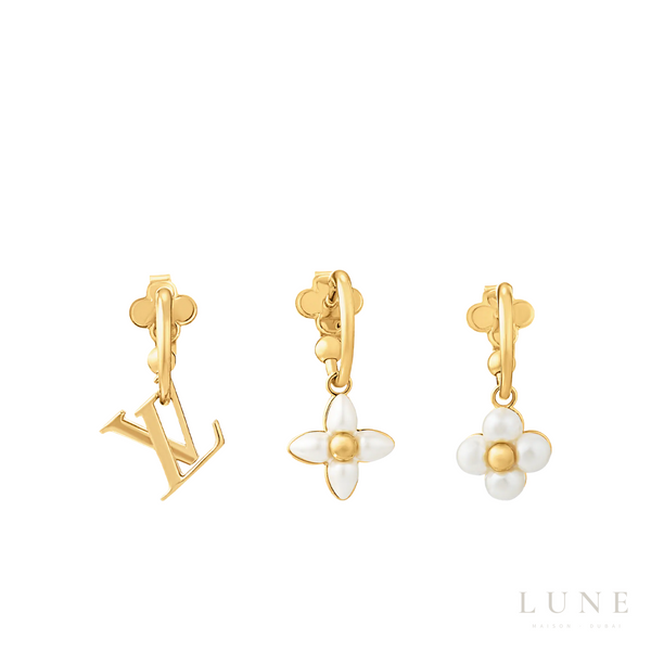 Louis Vuitton Floral Earrings