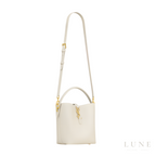 YSL Le 37 Shiny Leather White Vintage