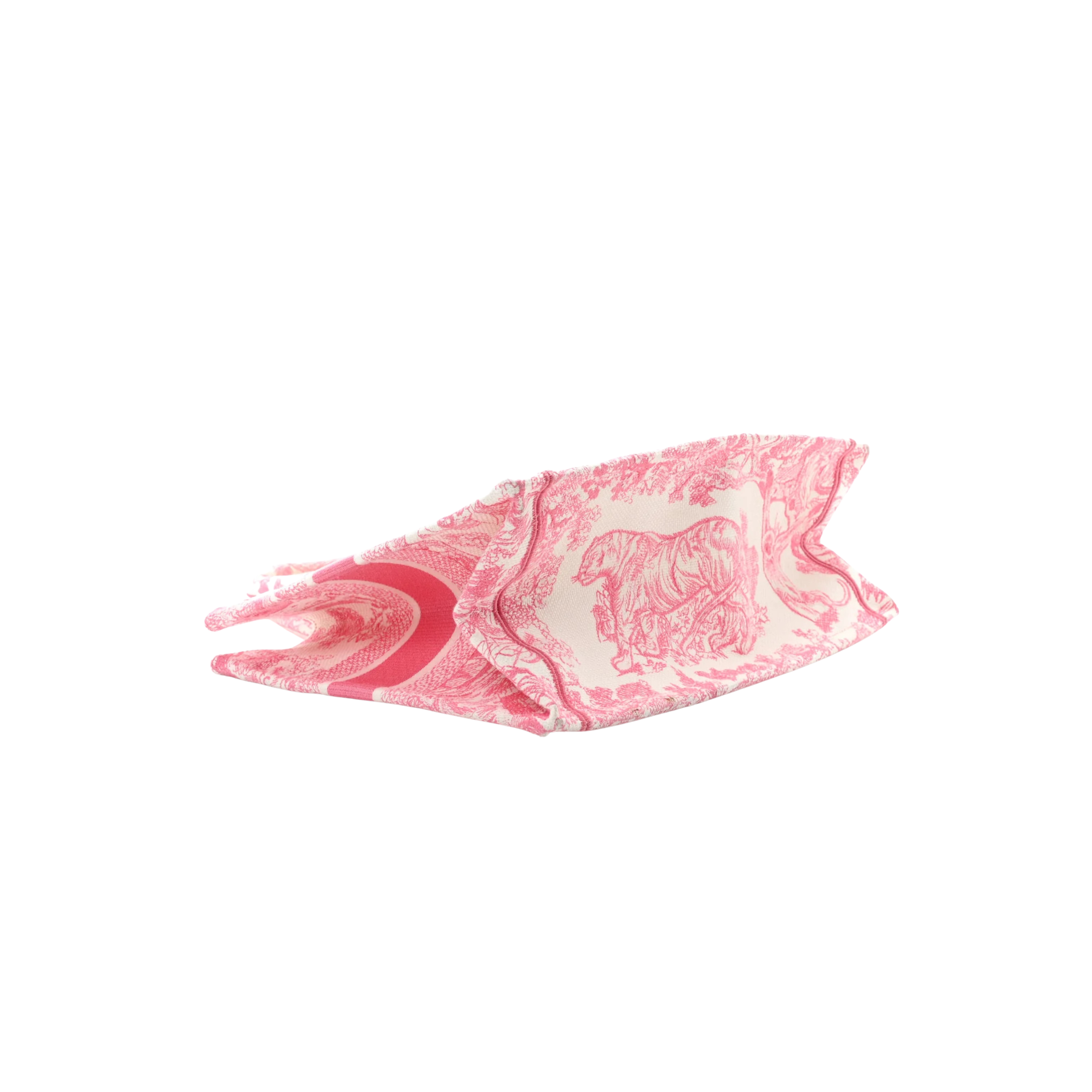 Dior | Canvas Embroidered Tote Pink Bag