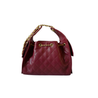 Chanel 25K Small Hobo Bag Red Grained