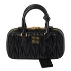 Miumiu Arcadie Matelassé Nappa Leather-Bag "Black" - Bagistaofficial