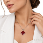Van Cleef Red Stone Necklace