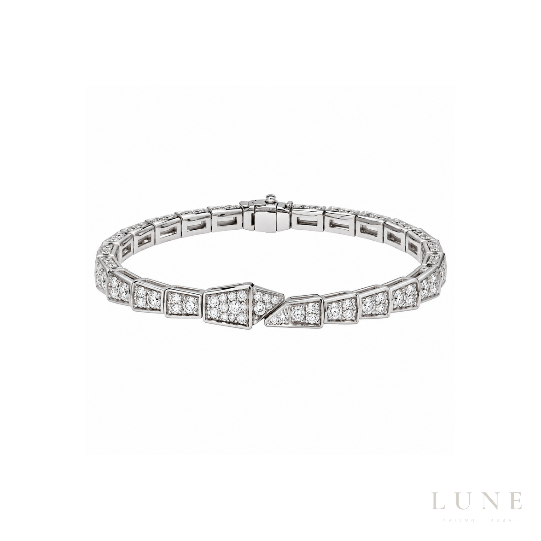 Bvlgari Serpent White Gold Diamond Set