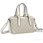 Gucci Bag | GG Emblem Mini Bag – Beige – White