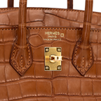 Hermès Birkin 25 Rich Brown Crocodile