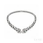 Cartier Panthere De Cartier Emerald Onyx White Gold Set