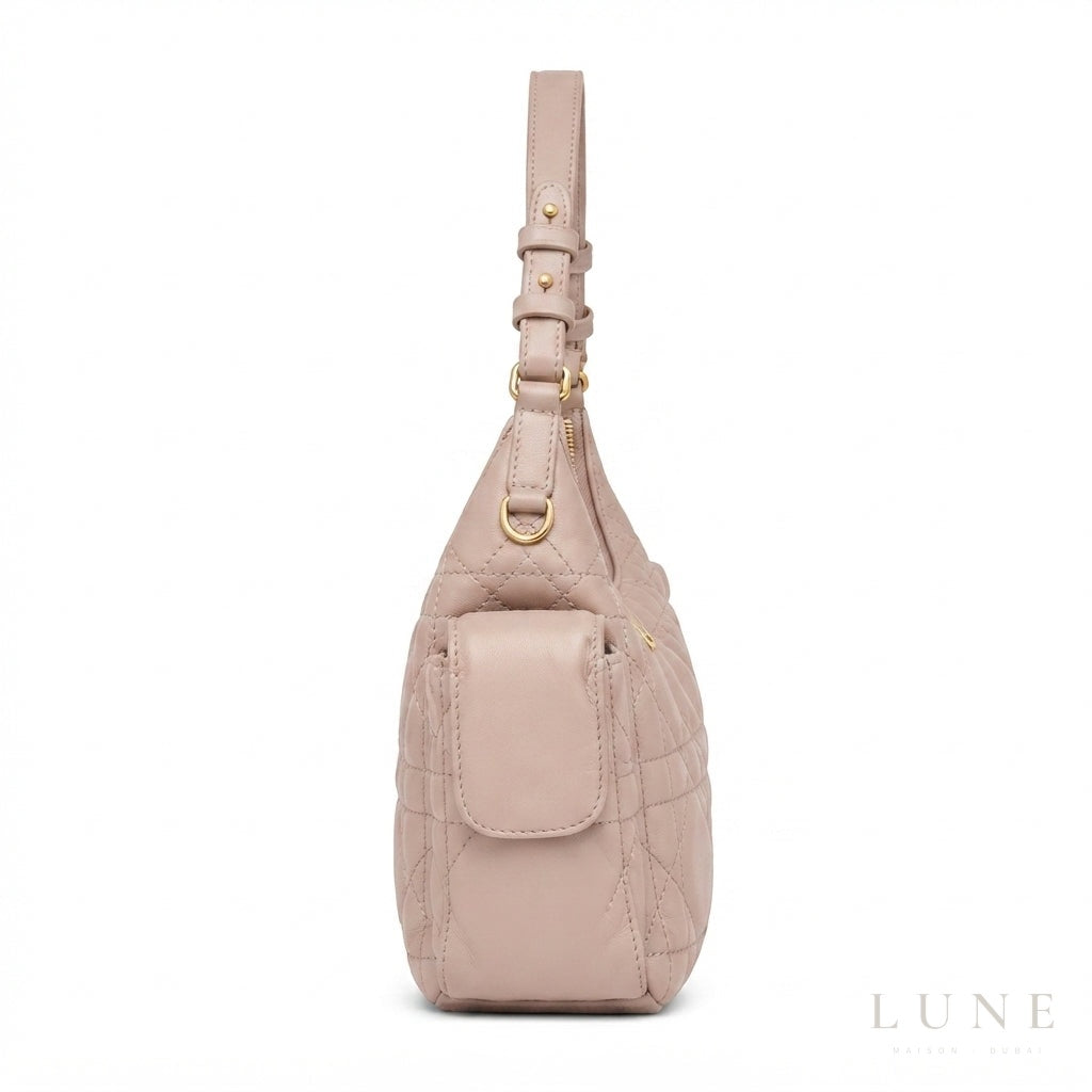 Dior Lovera Joe Lambskin Shoulder Bag – Beige - View 2