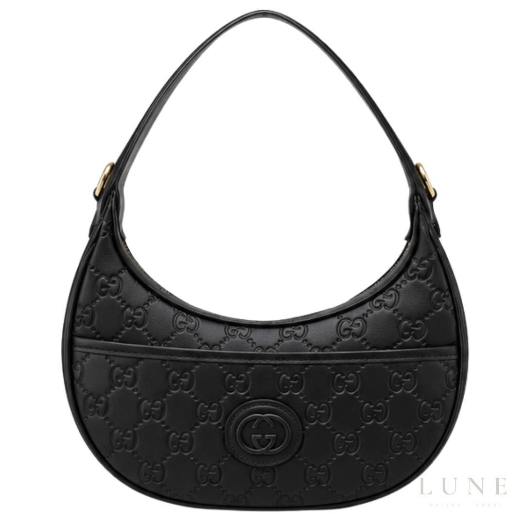 Gucci GG Emblem Mini Bag – Black