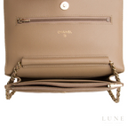 Chanel Quilted Caviar Leather Wallet on Chain - View 4