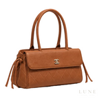 Chanel Bag | Grained Calfskin Stitched Urban Essentials Small Shopping Bag – Camel – Tan
