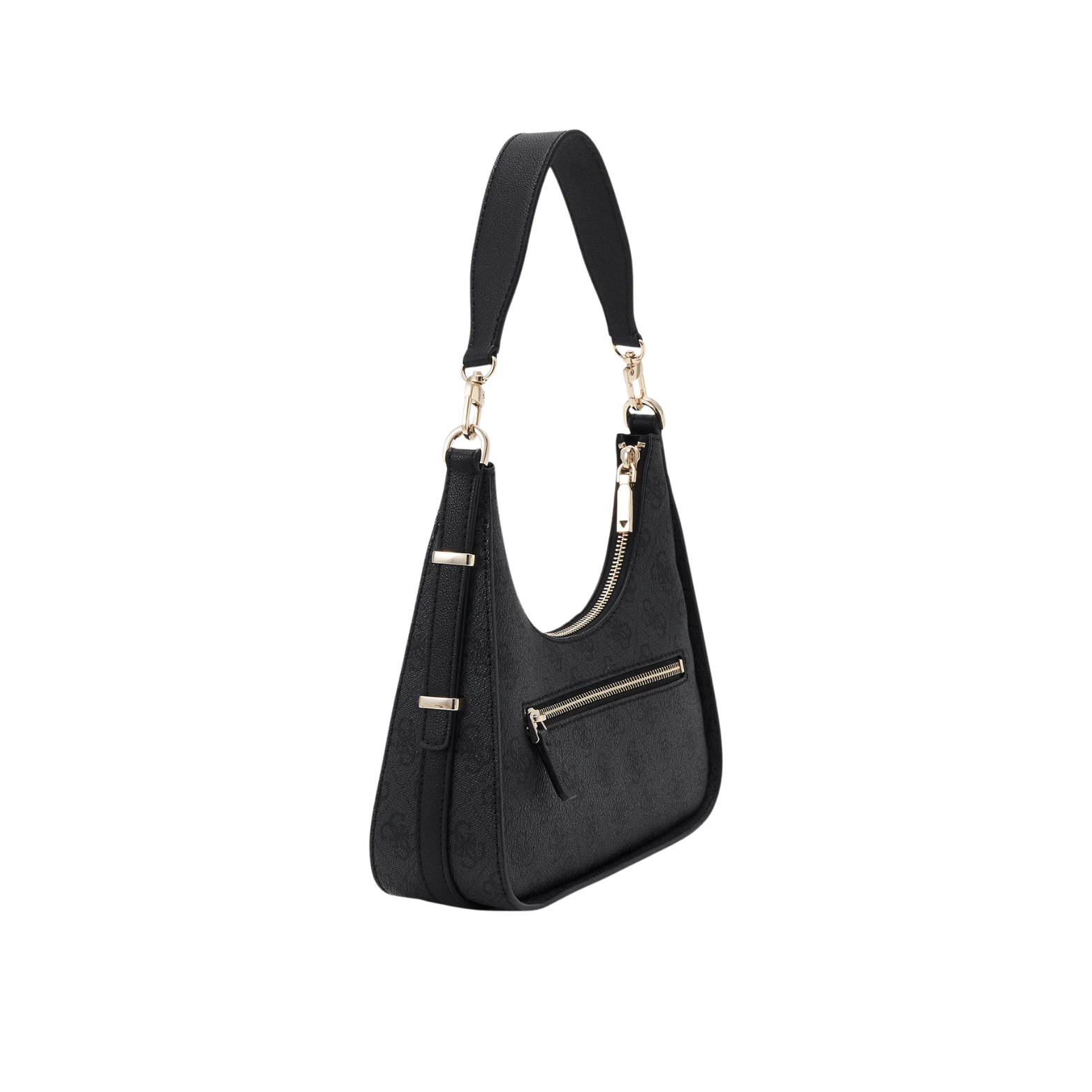 Guess Noreen Top Zip Shoulder Bag Black