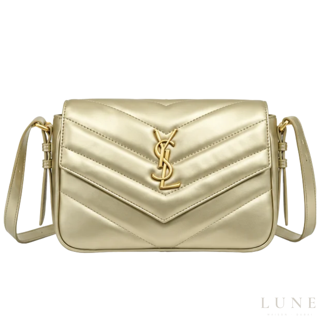 Saint Laurent LouLou Toy Strap Bag – Gold