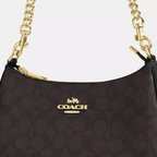 Coach Teri Shoulder Bag – Black Canvas - View 4