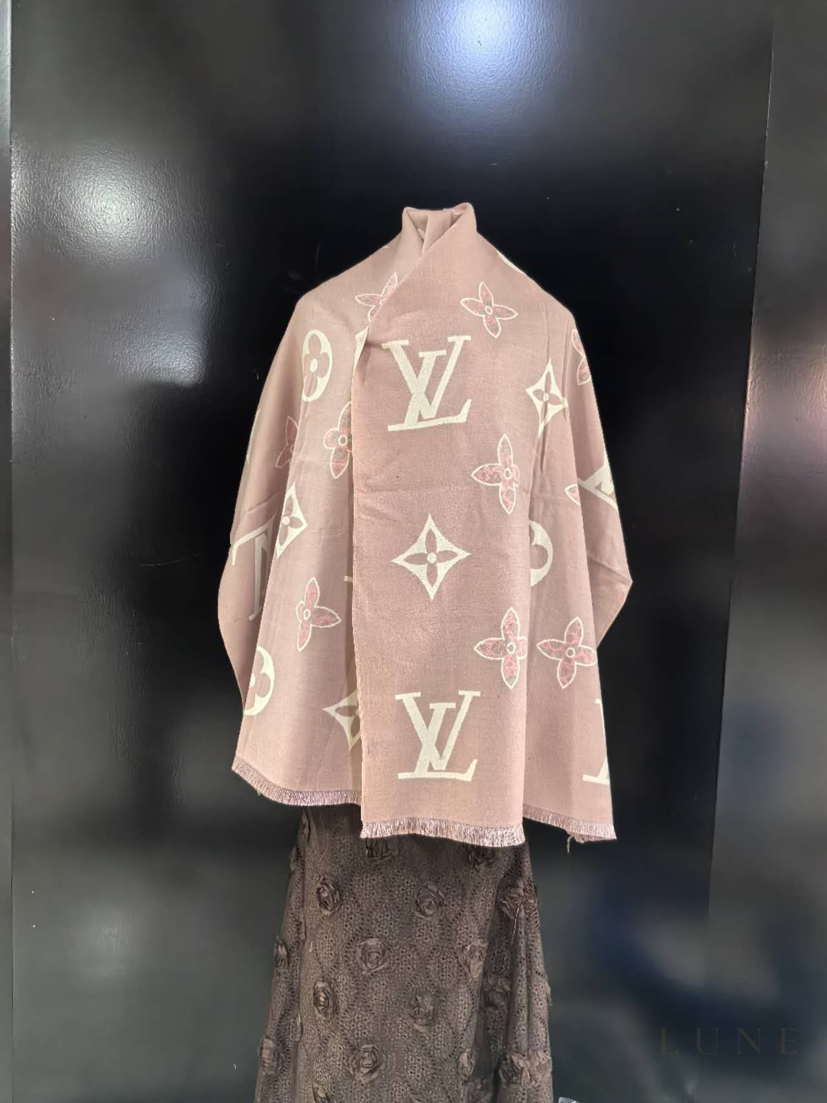Louis Vuitton Monogram Graphic Scarf – Pink
