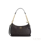 Coach Teri Shoulder Bag – Black Canvas - View 1